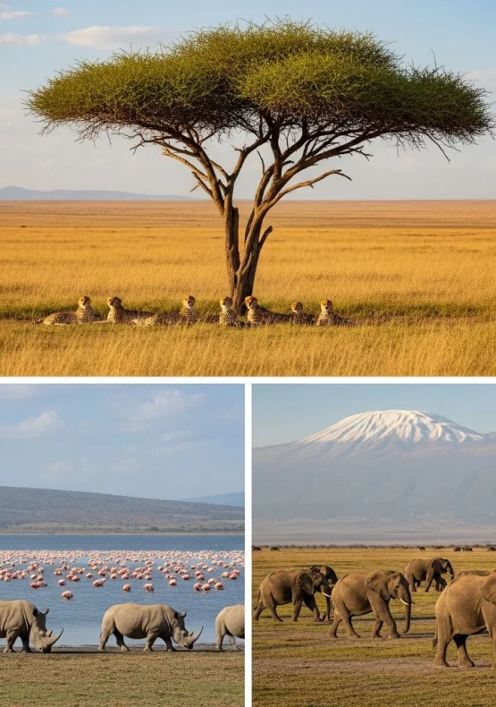 6-Day Kenya Safari: Masai Mara, Lake Nakuru & Amboseli from Nairobi
